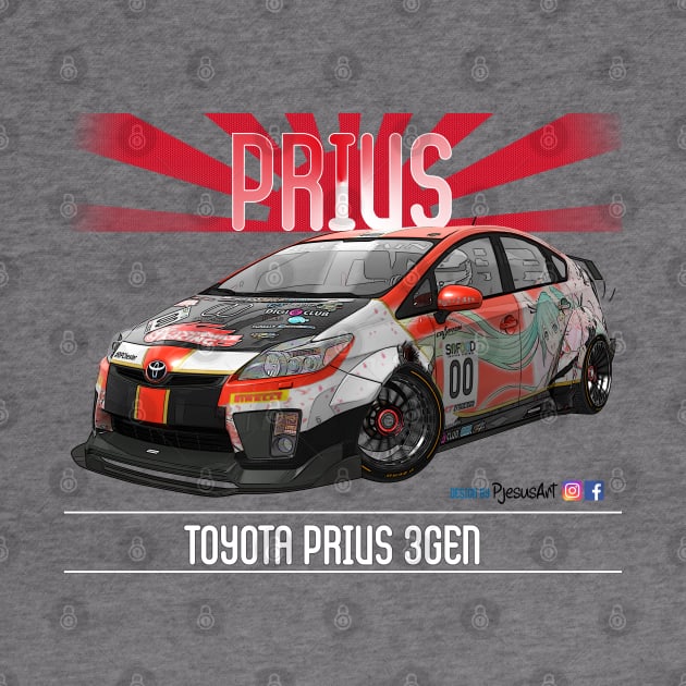 Toyota Prius 2JZ Goodsmile Racing by PjesusArt